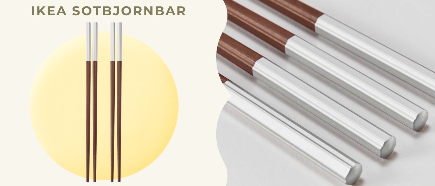چوب غذاخوری چاپستیک ایکیا مدل IKEA SOTBJORNBAR